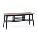 Findlay Media Unit 1.2m - Walnut & Black