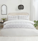 Lewis's Printed Bed In A Bag - Grey Geometric