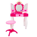 Beautiful Girl Makeup Vanity Table & Chair Set