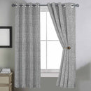 Lewis's Hampstead Eyelet Curtain - Silver
