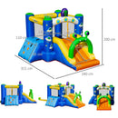Outsunny Bouncy Castle Alien Design