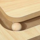 PawHut Cat Scratching Post 3 in 1 Cat Scratcher w/ Track Ball Toy