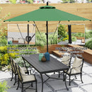 Outsunny 3(m) Cantilever Banana Parasol with Cover Wind Strap UPF50+