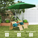 Outsunny 3(m) Cantilever Banana Parasol with Cover Wind Strap UPF50+