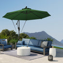 Outsunny 3(m) Cantilever Banana Parasol with Cover Wind Strap UPF50+