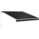 Outsunny 2.95 x 2.5m Canopy Sun Shade Shelter with Crank Handle