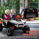 AIYAPLAY 2 Seater 24V 7AH Ride on Truck w/ Spring Suspension - White