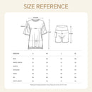 Comfortable Short Sleeve Loungewear Set - Grey