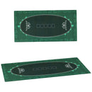 SPORTNOW 239.3 X 115.5 Cm Poker Mat 12 Player Water-Resistant, Green