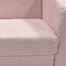 AIYAPLAY 2 in 1 Kids Chair Recliner with Washable Cushion, Cover, Pink