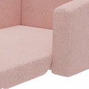 AIYAPLAY 2 in 1 Kids Chair Recliner with Washable Cushion, Cover, Pink
