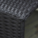 Outsunny  Rattan 8pc Sofa  set -  Black
