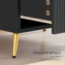 HOMCOM Bedside Table with 2 Drawers for Bedroom, Living Room