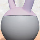 SPORTNOW Kettlebell w/ Soft Body and Non-Slip Handle, Purple and Grey