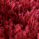 Lewis's Home Shimmer Rugs - Cherry Red