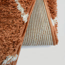 Lewis's Home Snug Diamonds Rugs - Terracotta Red