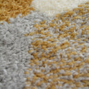 Lewis's Home Snug Hexagon Rugs - Yellow & Grey