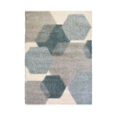 Lewis's Home Snug Hexagon Rugs - Blue & Grey
