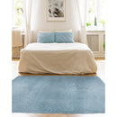 Lewis's Home Snug Plain Rugs - Duck Egg Blue