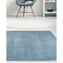 Lewis's Home Snug Plain Rugs - Duck Egg Blue