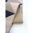 Lewis's Home Creation Geo Triangle Rugs - Light Blue & Navy Blue