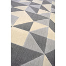 Lewis's Home Creation Geo Triangle Rugs - Grey