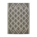 Lewis's Home Compass Diamond Flatweave Indoor & Outdoor Rugs - Grey