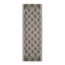 Lewis's Home Compass Diamond Flatweave Indoor & Outdoor Rugs - Grey