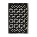 Lewis's Home Compass Diamond Flatweave Indoor & Outdoor Rugs - Black