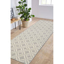 Lewis's Home Compass Geo Flatweave Indoor & Outdoor Rugs - Grey