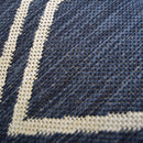 Lewis's Home Compass Diamond Flatweave Indoor & Outdoor Rugs - Navy