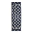 Lewis's Home Compass Diamond Flatweave Indoor & Outdoor Rugs - Navy