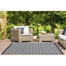 Lewis's Home Compass Aztec Flatweave Indoor & Outdoor Rugs - Black