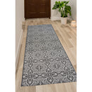 Lewis's Home Compass Victorian Flatweave Indoor & Outdoor Rugs - Grey