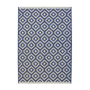 Lewis's Home Compass Indoor and Outdoor Flatweave Rugs - Navy Blue