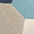 Lewis's Home Creation Geo Rugs - Blue & Navy Blue