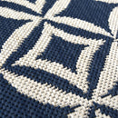 Lewis's Home Compass Geo Flatweave Indoor & Outdoor Rugs - Navy