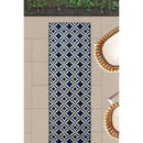 Lewis's Home Compass Geo Flatweave Indoor & Outdoor Rugs - Navy