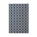 Lewis's Home Compass Geo Flatweave Indoor & Outdoor Rugs - Navy