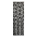 Lewis's Home Compass Indoor and Outdoor Flatweave Rugs - Anthracite Grey