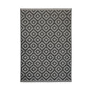 Lewis's Home Compass Indoor and Outdoor Flatweave Rugs - Anthracite Grey