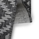 Lewis's Home Compass Indoor and Outdoor Flatweave Rugs - Anthracite Grey