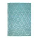 Lewis's Home Maestro Diamond Rugs - Teal Green
