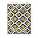 Lewis's Home Maestro Diamond Rugs - Grey & Yellow