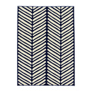 Lewis's Home Maestro Herringbone Rugs - Navy