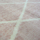 Lewis's Home Maestro Diamond Rugs - Blush Pink