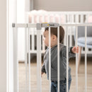 Hauck Open N Stop Safety Gate + 9cm Extension - White