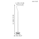 EGLO Laroa Touch Floor Lamp - White