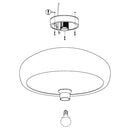 EGLO Mogano Vintage Ceiling Light - White
