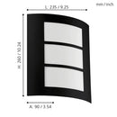 EGLO City Exterior Wall Lamp - Black